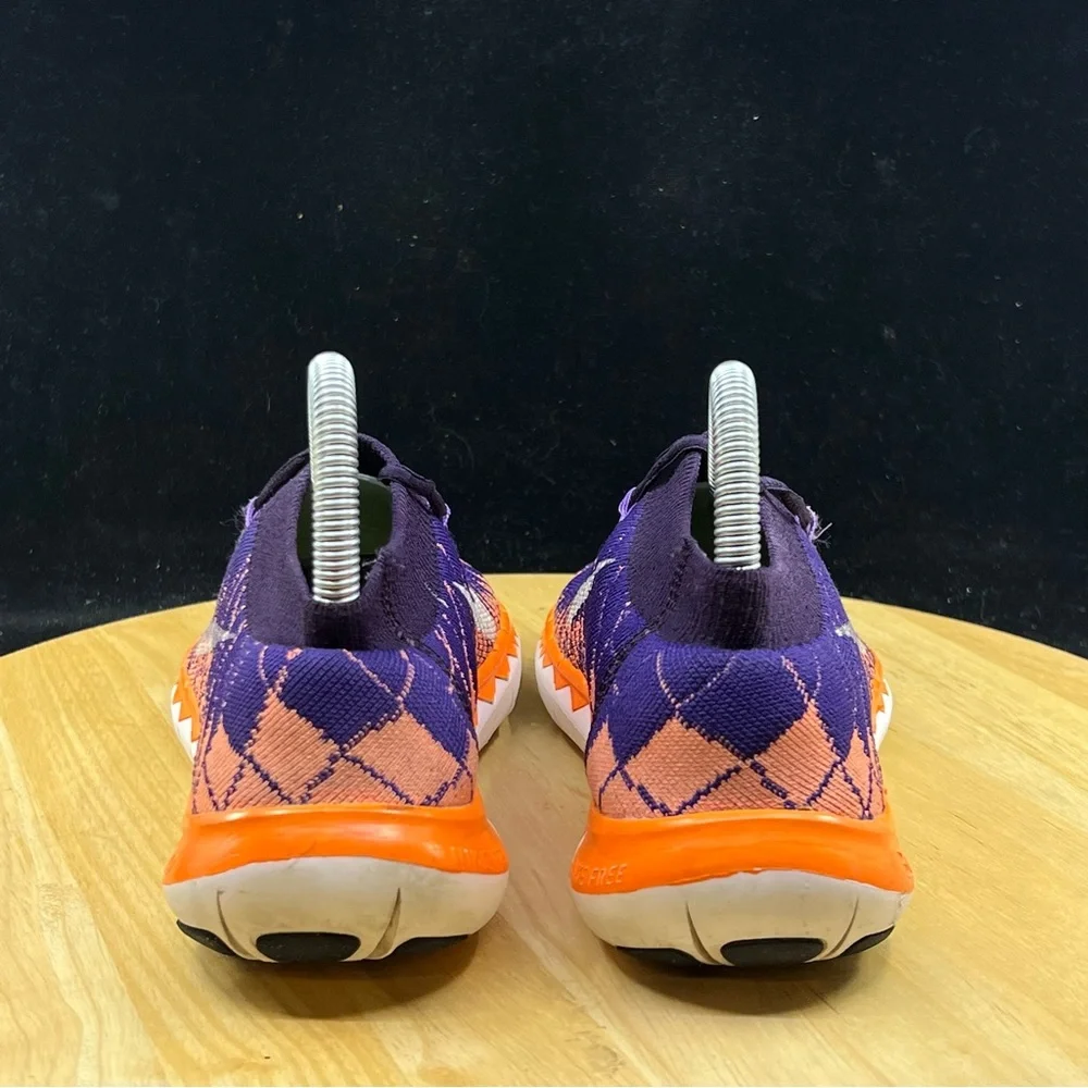 Nike Flyknit 3.0 Women’s Running Sneakers Orange/Purple Size 7
